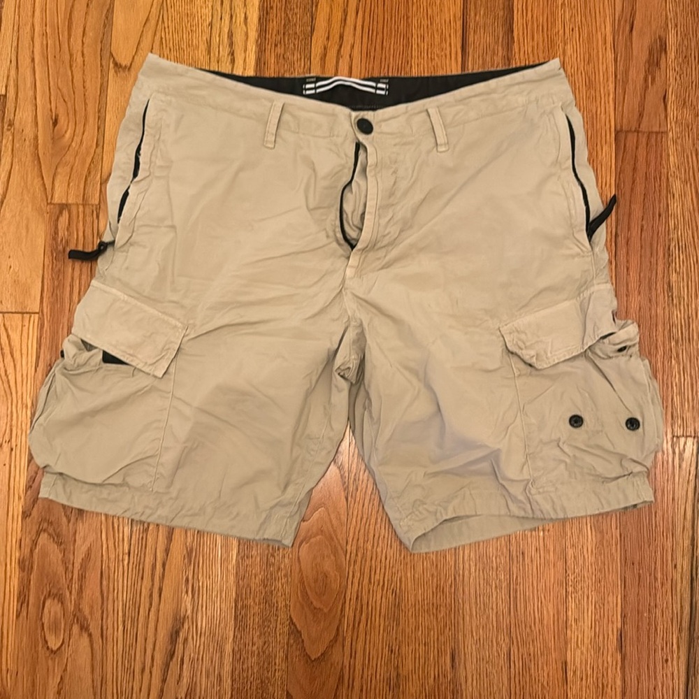 Stone Island Beige Cargo Shorts